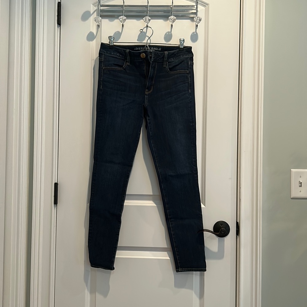 American Eagle AE Size 8 High Rise Super Stretch Jegging
